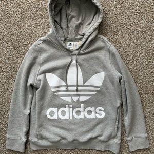 Woman’s Gray Adidas Hoodie Size M